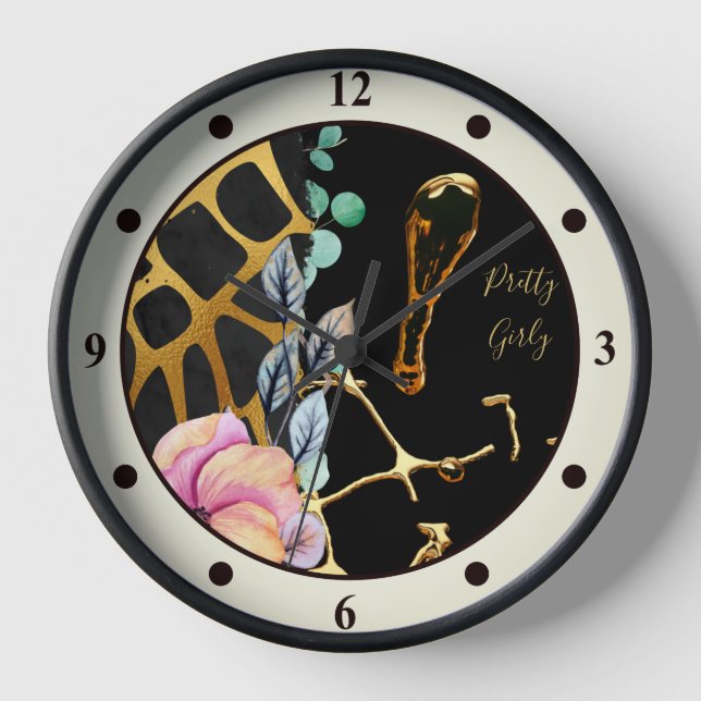 Horloge Pretty Girly Glitter (Recto)