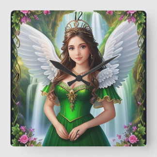 Horloge princesse Angel Personnalisée