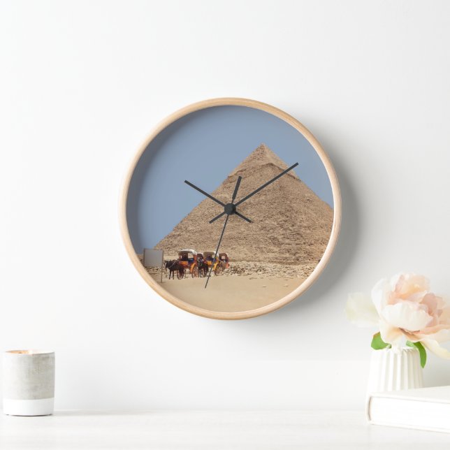 Horloge Pyramide de Khafre et chapelet de chars (Maison)