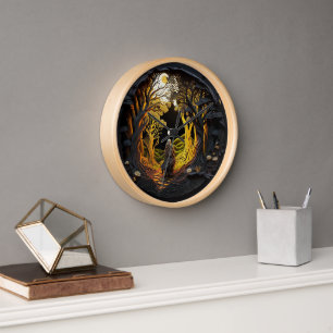 Horloge Qualité papier druide