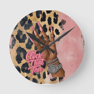 Horloge Que Tea Wall Horloge