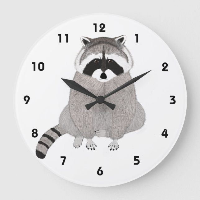 Horloge Raccoon (Recto)
