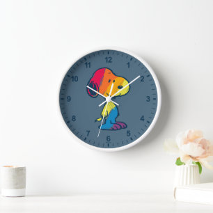 Horloge Rainbow Snoopy