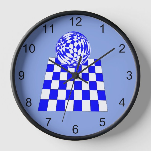 Horloge - Réflexion du tableau de contrôle dans la (Recto)