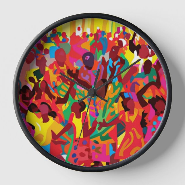 Horloge Réjouissez-Vous Et Sentez L'Esprit Saint (Recto)