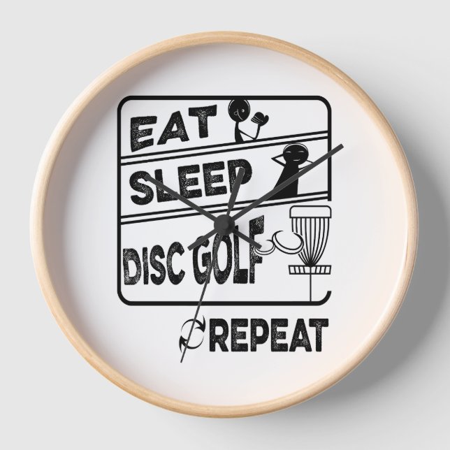 Horloge Répéter le sommeil du disque Golf (Recto)