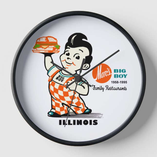 Horloge Restaurants Gros Garçons de Marc de l'Illinois (Recto)