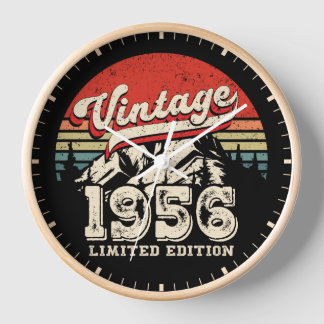 Horloge Retro 1956 Birthday Gift Vintage 70th Bday