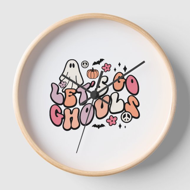 Horloge Retro Halloween (Recto)