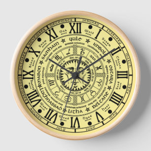 Horloge Rétro, Pagstyle, Wheel of the Year Clock
