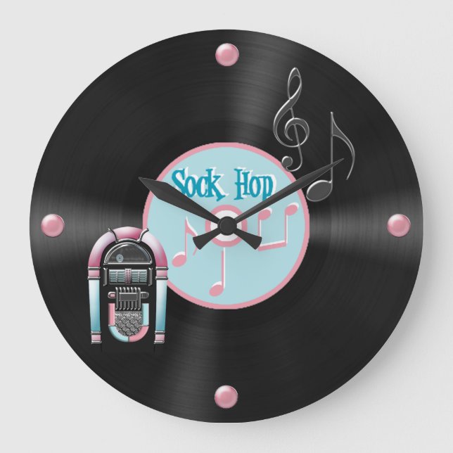 Horloge Rétro Whimsical (Recto)