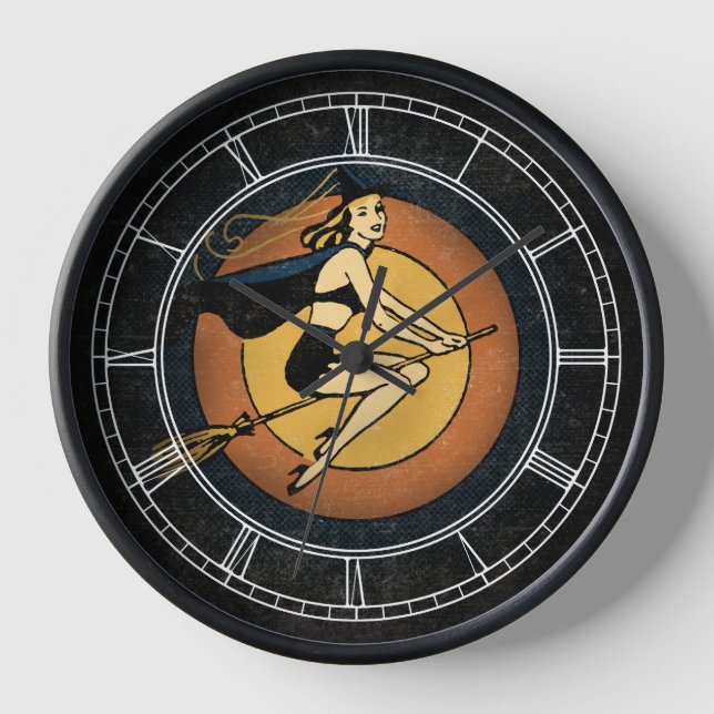 Horloge Rétro Witch (Recto)