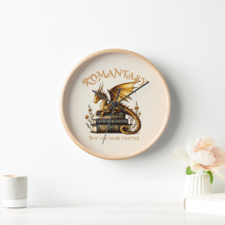 Horloge Romantasy Dragon Books Juste un chapitre de plus