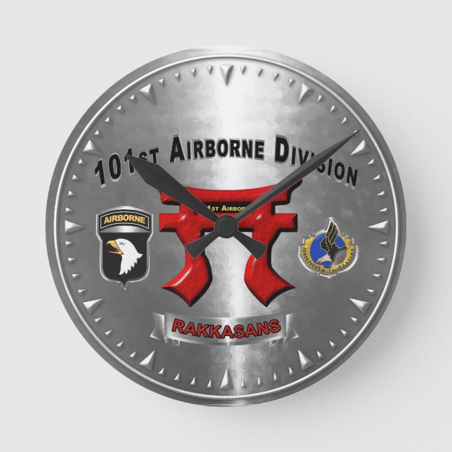 Horloge Ronde 101e division aéroportée Rakkasans (Recto)