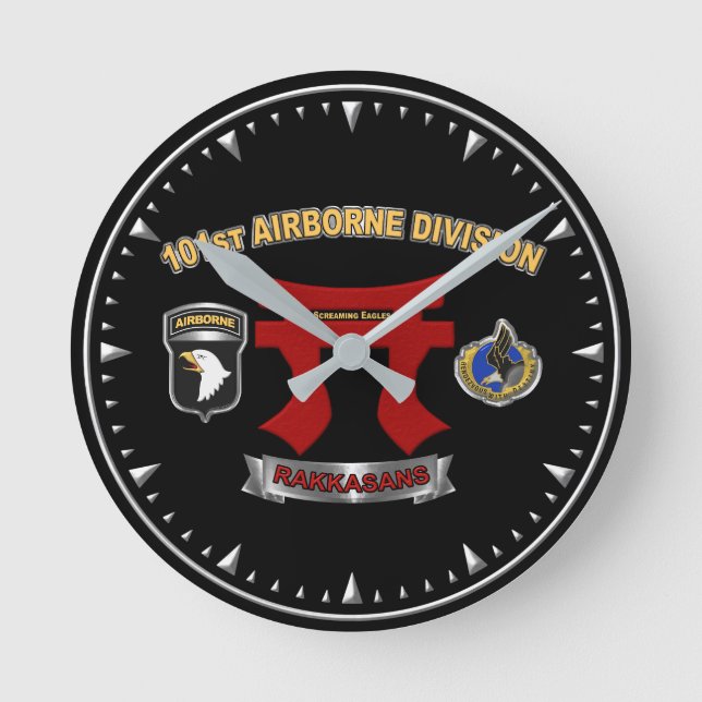 Horloge Ronde 101e division aéroportée Rakkasans (Recto)