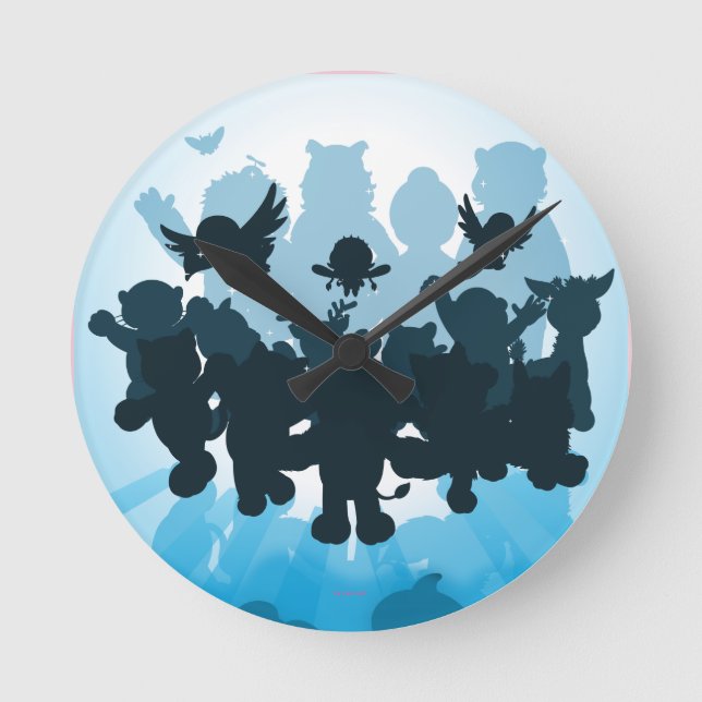 Horloge Ronde 10 ans de Webkinz Silhouette (Recto)