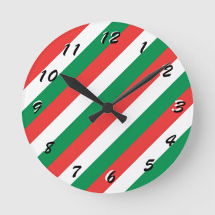 Horloge Ronde 12 Nombre de choix à choisir -Bandes-Horloge