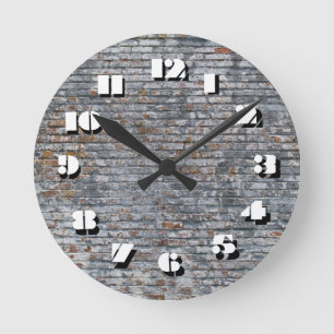 Horloge Ronde 12 Nombre de choix pour choisir la cadenas gris