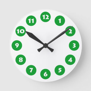 Horloge Ronde 12 spots