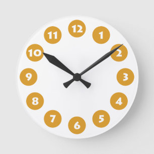 Horloge Ronde 12 spots
