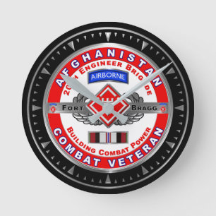 Horloge Ronde 20e brigade du génie Afghanistan Vétéran