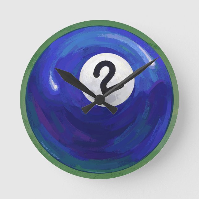 Horloge Ronde 2 balles (Recto)