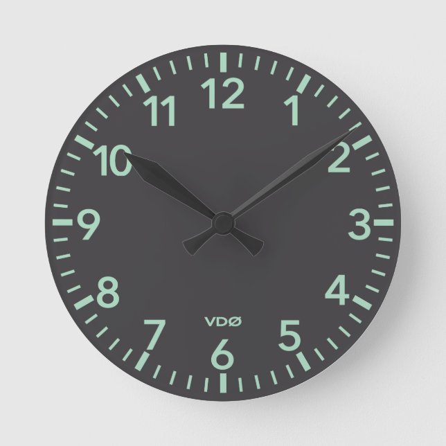 Horloge Ronde 356 Style Dash Clock (Recto)