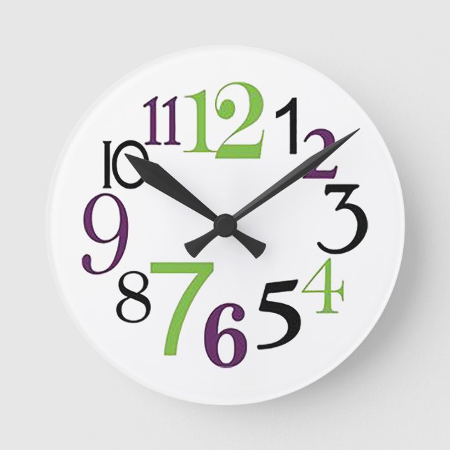 Horloge Ronde "3-6-9-12 O’Horloge" (Recto)