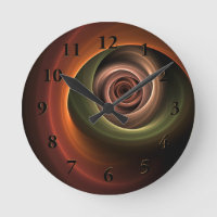 3D Spirale Abstraite couleurs chaudes Art fractal