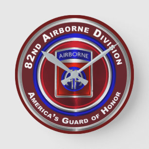 Horloge Ronde 82e division aéroportée Garde d'honneur de l'Améri