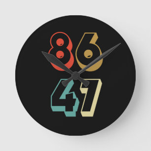 Horloge Ronde 8647 Anti-T Trump