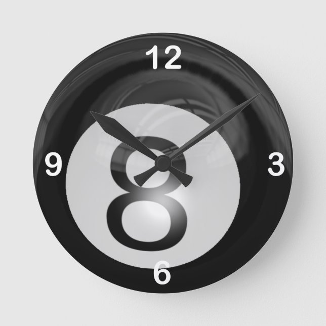 Horloge Ronde 8 balles (Recto)