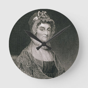 Horloge Ronde Abigaïl Adams, gravé par G.F. Storm (fl.c.1834)