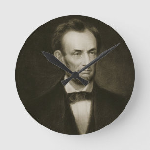 Horloge Ronde Abraham Lincoln, 16ème président de la stat unie