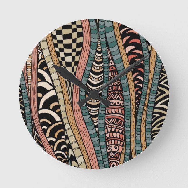 Horloge Ronde Abstract pattern (Recto)