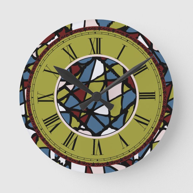 Horloge Ronde Abstrait (Recto)