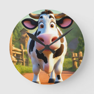 Horloge Ronde Abunga de vache