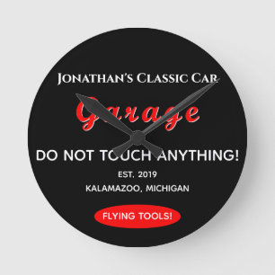 Horloge Ronde Accueil Voiture Mécanique Garage Outils de vol Ho