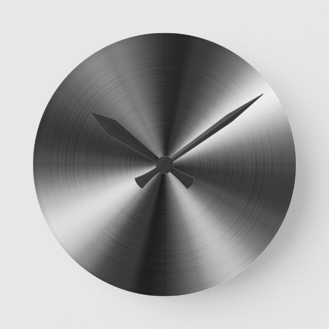 Horloge Ronde acier inoxydable (Recto)