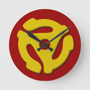 Horloge Ronde adaptateur 45 record