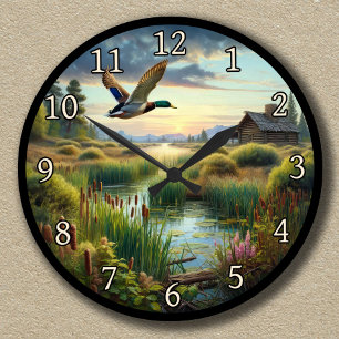 Horloge Ronde Adapté aux besoins des voyageurs de Mallard survol
