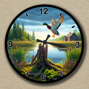 Horloge Ronde Adapté aux besoins des voyageurs de Mallard survol