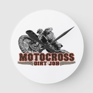 Horloge Ronde Addict de Motocross