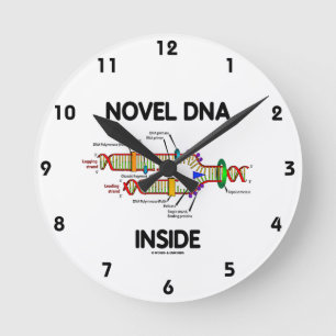 Horloge Ronde ADN nouveau à l'intérieur (Humour de biologie molé