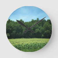 Affiche de champ de maïs en Caroline du Nord rural
