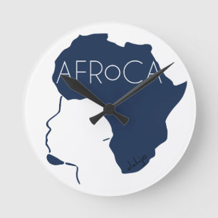 HORLOGE RONDE AFROCA