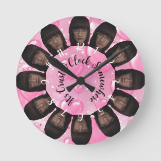 Horloge Ronde Ahmet Hands It's Crust O Clock Somewhere LOL Clock