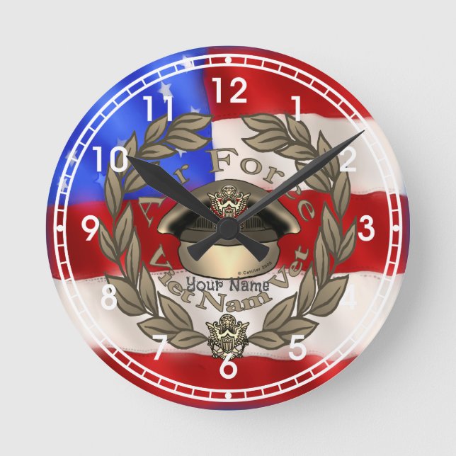 Horloge Ronde Air Force Viet Nam (Recto)
