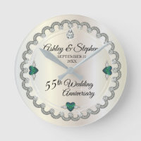 Alexandrite Diamonds 55e anniversaire de Mariage