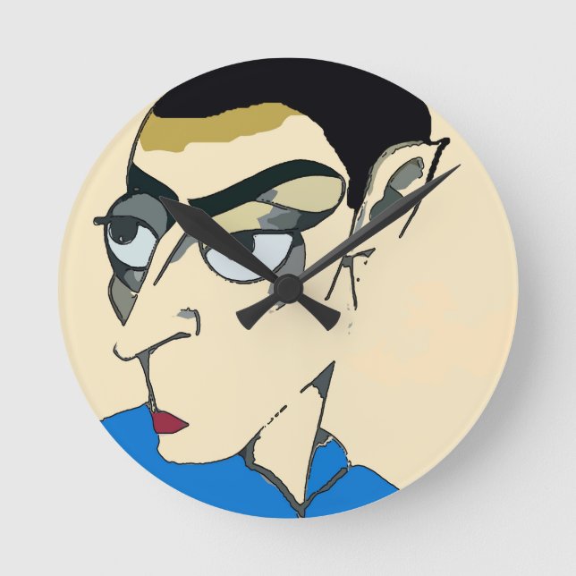 Horloge Ronde Alien Space Man (Recto)